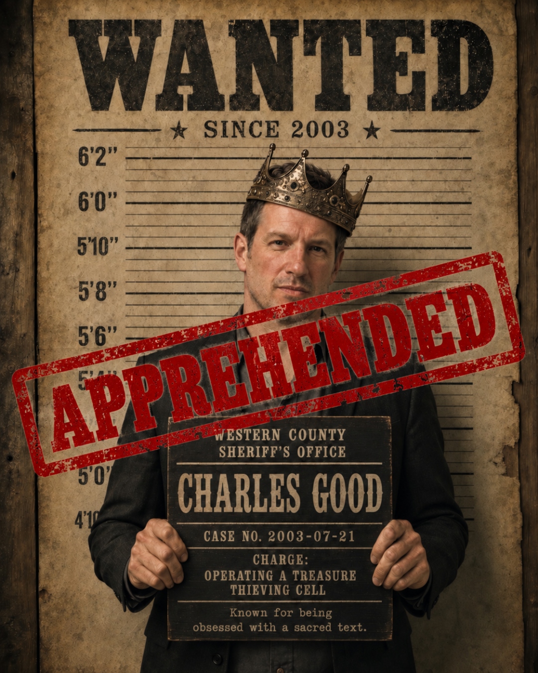 Case file 13 &mdash; suspect Charles Good &mdash; apprehended