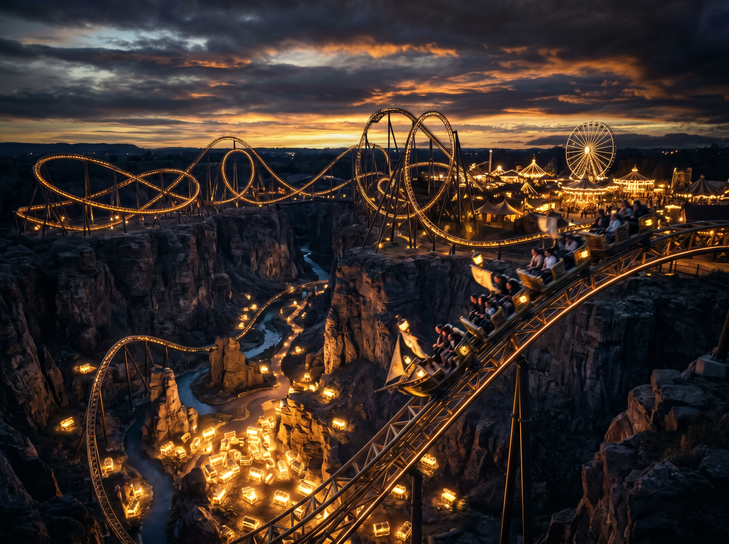 There's Treasure Inside roller coaster